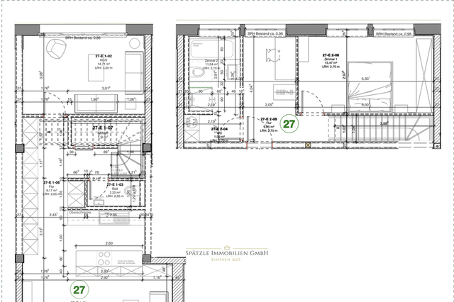 Grundriss Wohnung Nr. 27