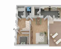 Grundriss Erdgeschoss (nicht maßstabsgetreu)