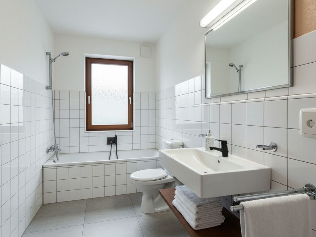 Badezimmer mit Wanne (KI-Visualisierung)