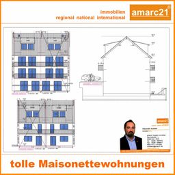 amarc21 – große Neubau Maisonettewohnungen mit gehobener Ausstattung !!