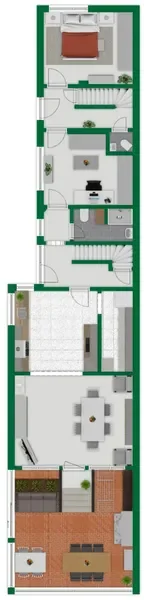 Grundriss-Skizze Erdgeschoss