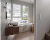 Blick ins Badezimmer KI generiert