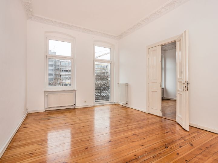 Berliner Altbauträume werden wahr: 3 Zimmer mit Flair und Balkon in Toplage!