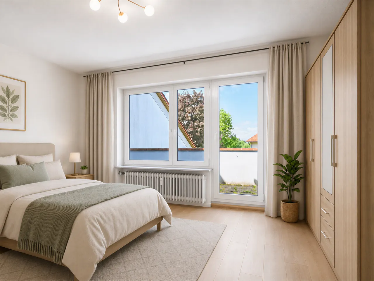 Schlafzimmer Visualisierung