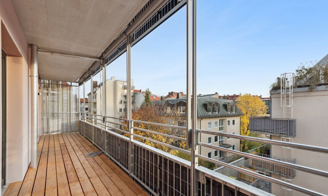 Balkon Blick Richtung Osten - Office 