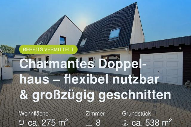 Neu im Angebot: Charmantes Doppelhaus – großzügig & flexibel nutzbar