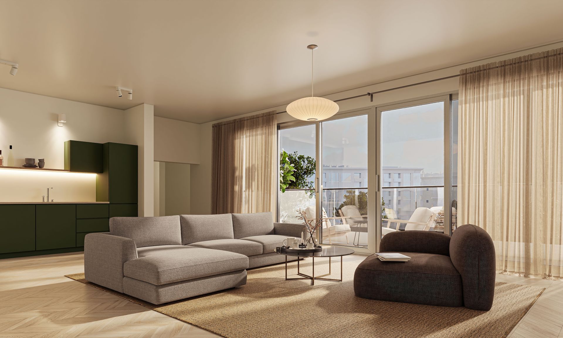 Exklusives Penthouse mit Panoramablick über die Berliner Skyline