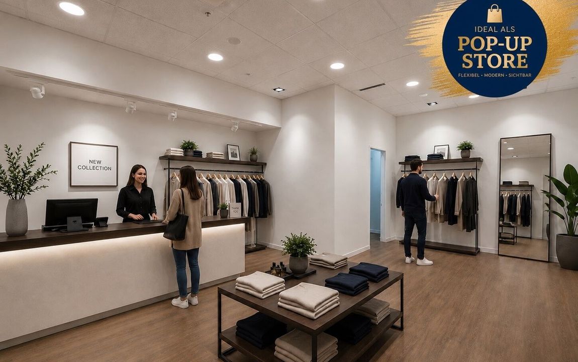 KOMPAKTE VERKAUFSFLÄCHE IM KREFELDER SCHWANENMARKT ZU MIETEN! IDEAL AUCH ALS POP-UP STORE!