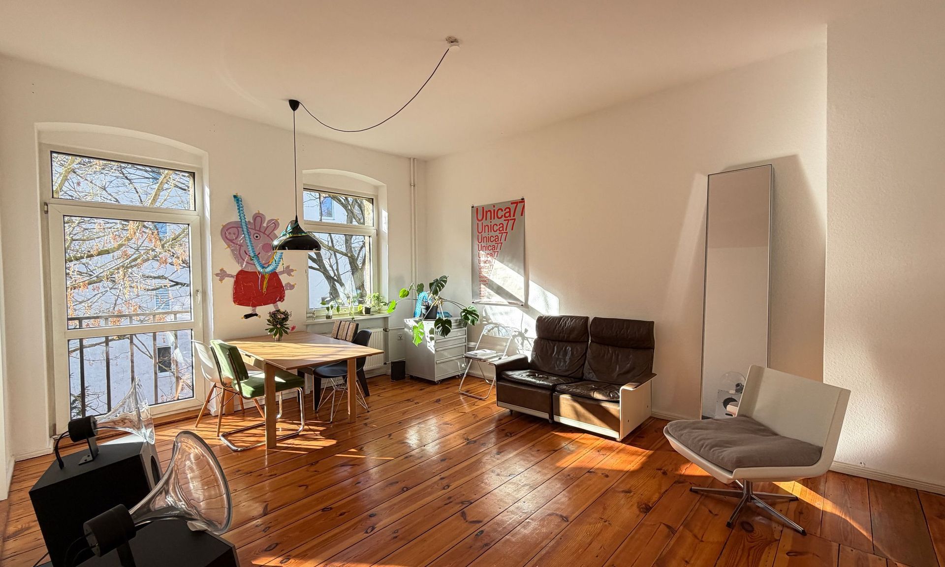 3-Zimmerwohnung mit klassischen Dielenböden zur Teilgewerblichen Nutzung