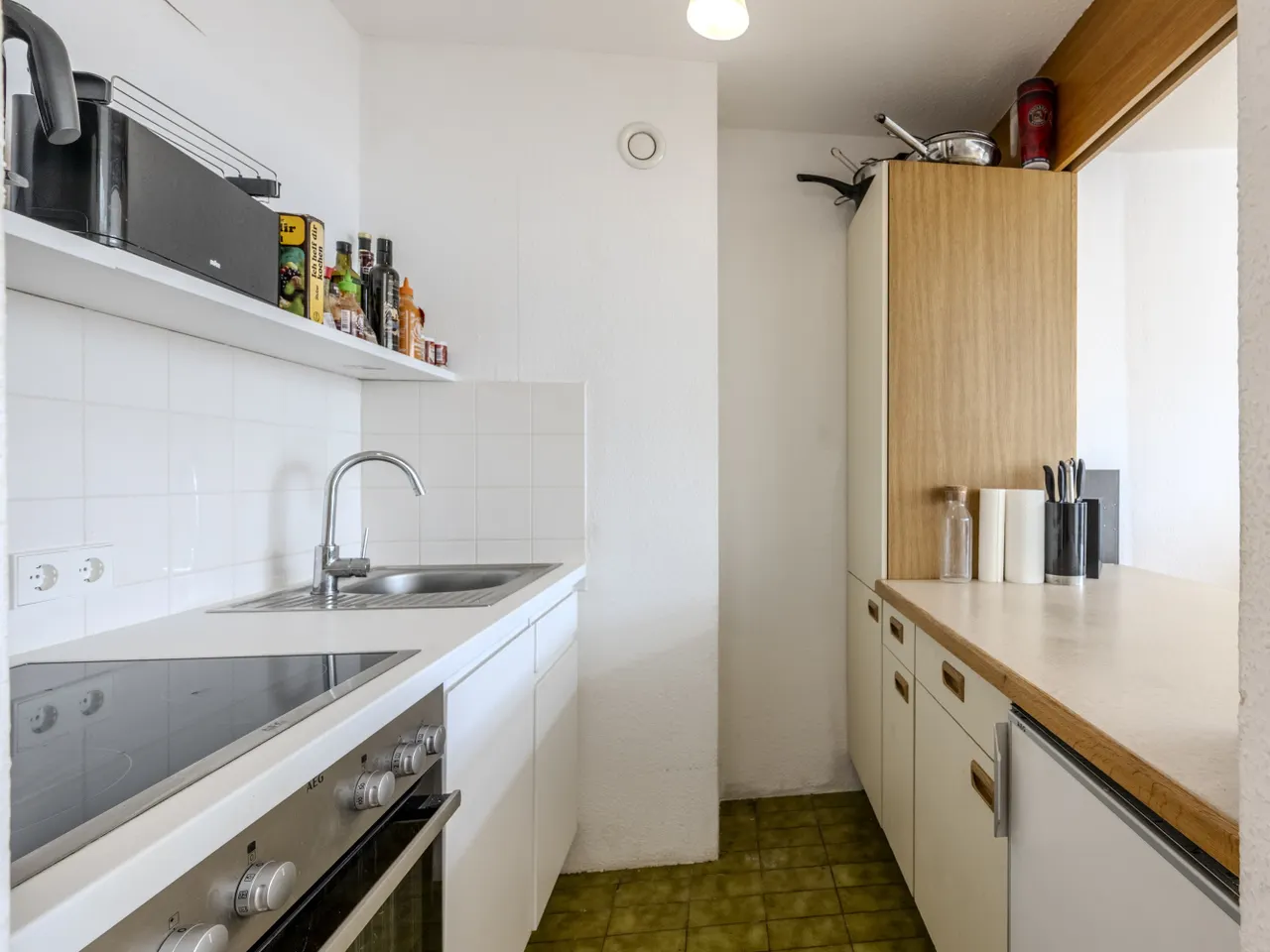 Offene Küche mit Theke