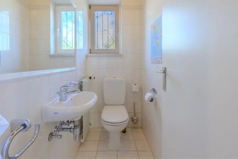 Gästetoilette im Erdgeschoss