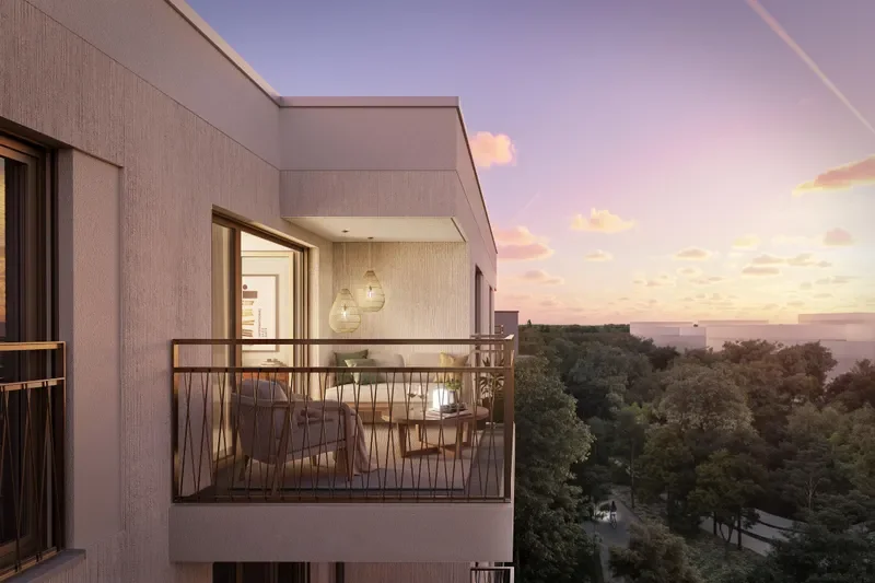 Visualisierung Balkon