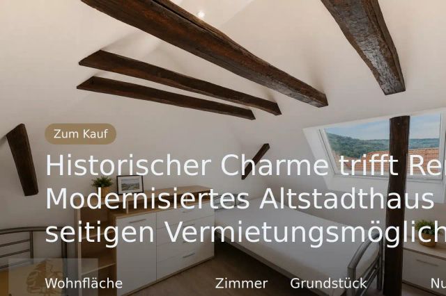 Neu im Angebot: Historischer Charme trifft Rendite – Modernisiertes Altstadthaus mit vielseitigen Vermietungsmöglichkeiten