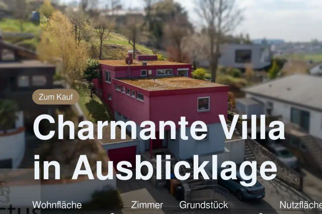 Nicht mehr verfügbar: Charmante Villa in Ausblicklage