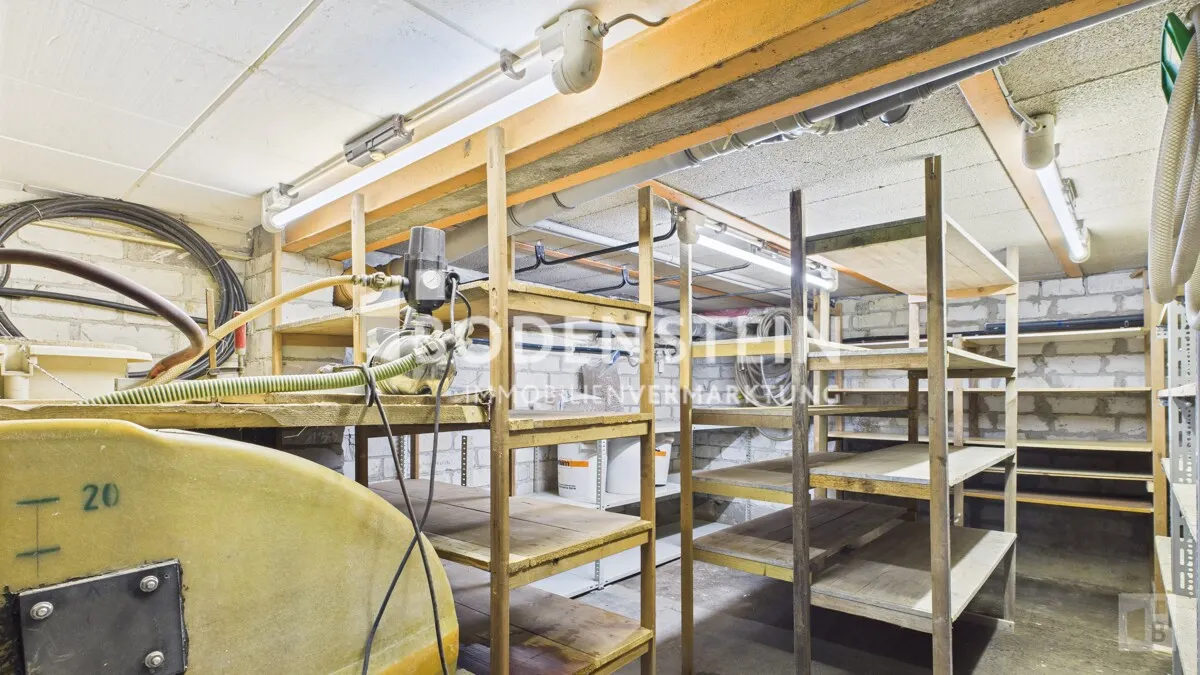 Keller mit Regenwassersystem