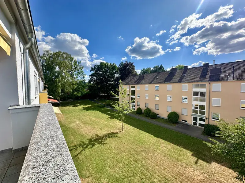 Ausblick Balkon