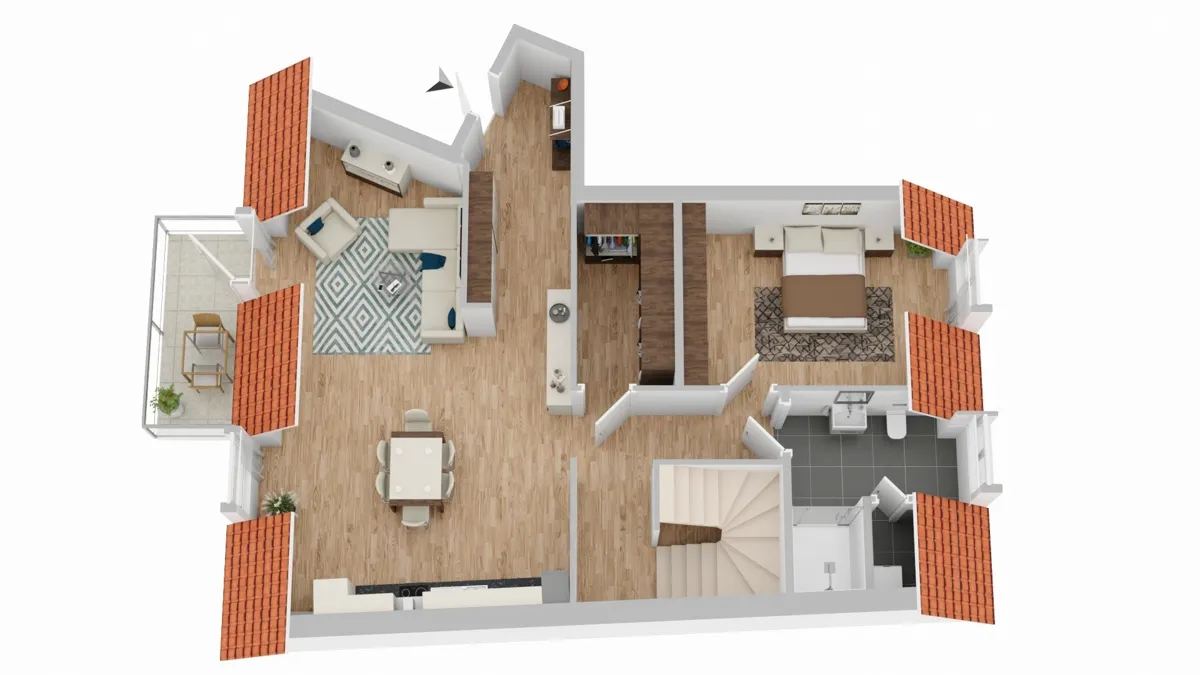 3D-Grundriss 
