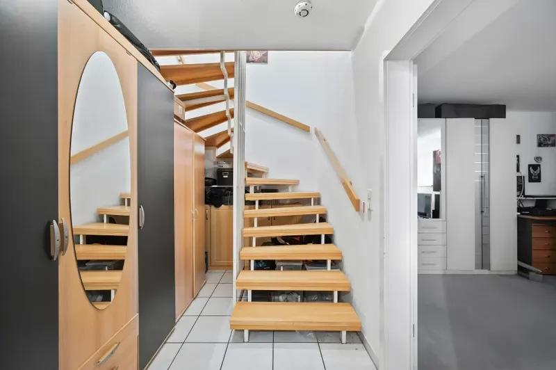 Treppe ins Erdgeschoss