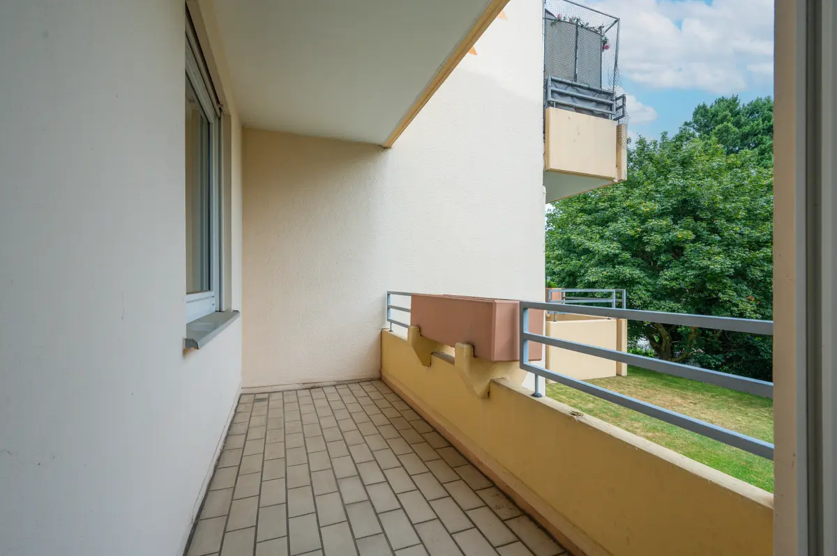 Balkon zur Gartenseite