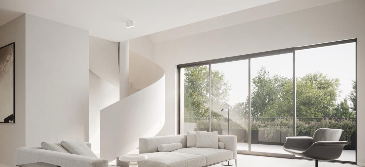 Mit Ausblick. Besondere Dachterrassen-Galeriewohnung mit Kamin und Hobbyraum.