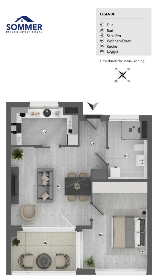 Grundriss Visualisierung