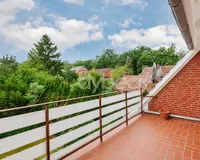 Blick vom Balkon