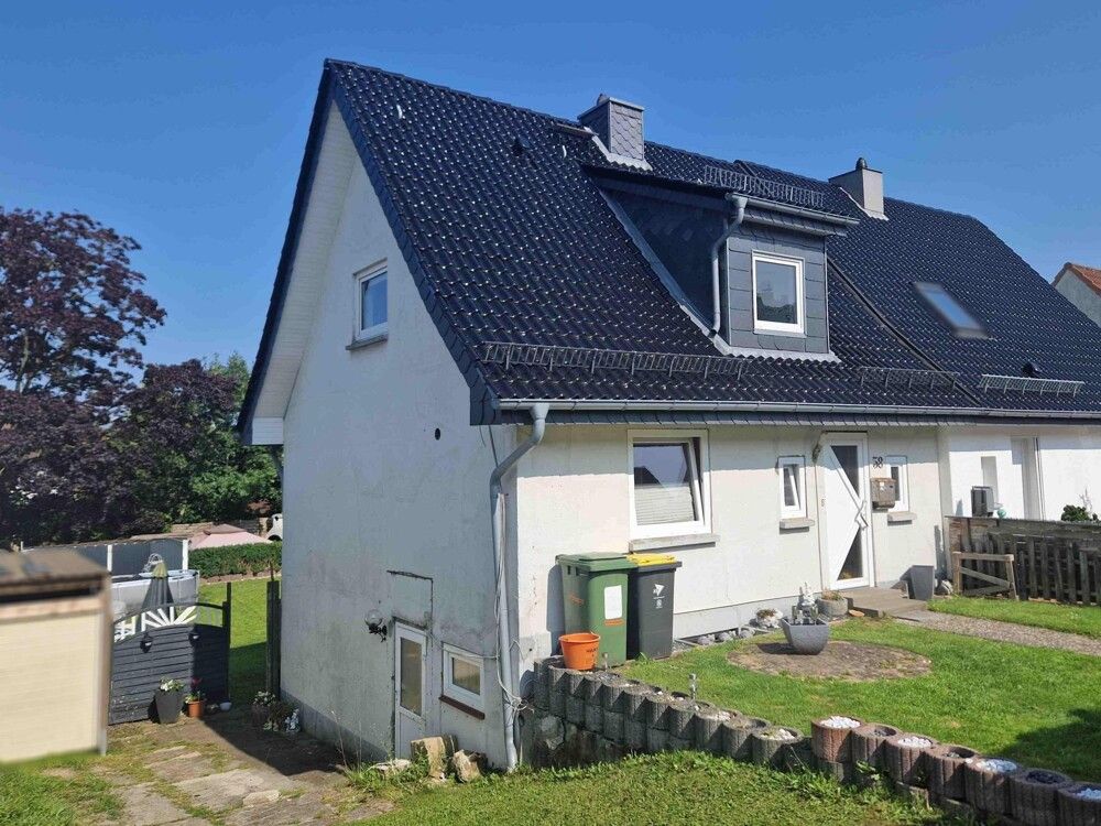 Die Nordwest-Ansicht der Immobilie