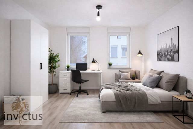 Modernes und gemütliches Studenten-Zimmer