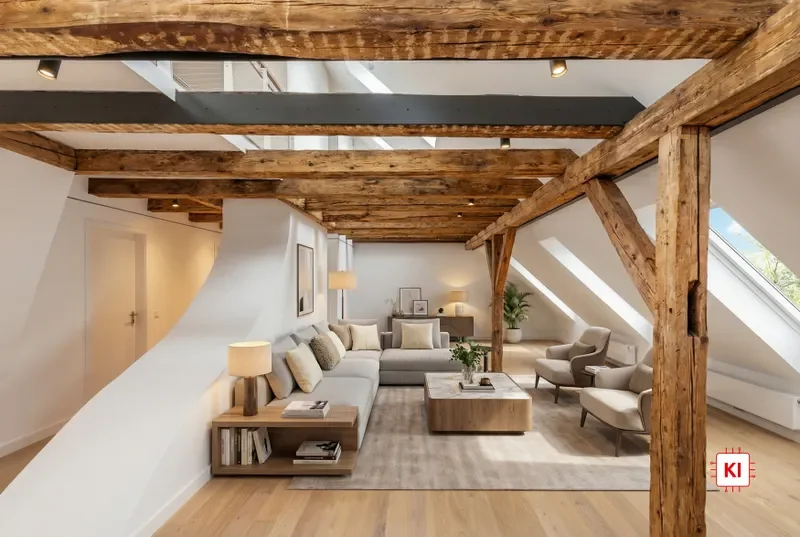 Exklusive Dachgeschosswohnung mit Loftcharakter - Rarität in Toplage von München