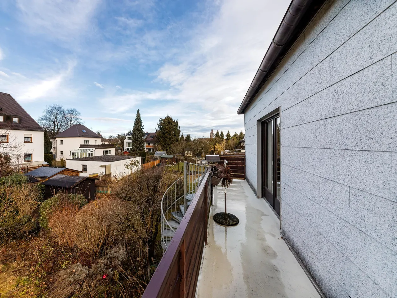 Balkon im Obergeschoss