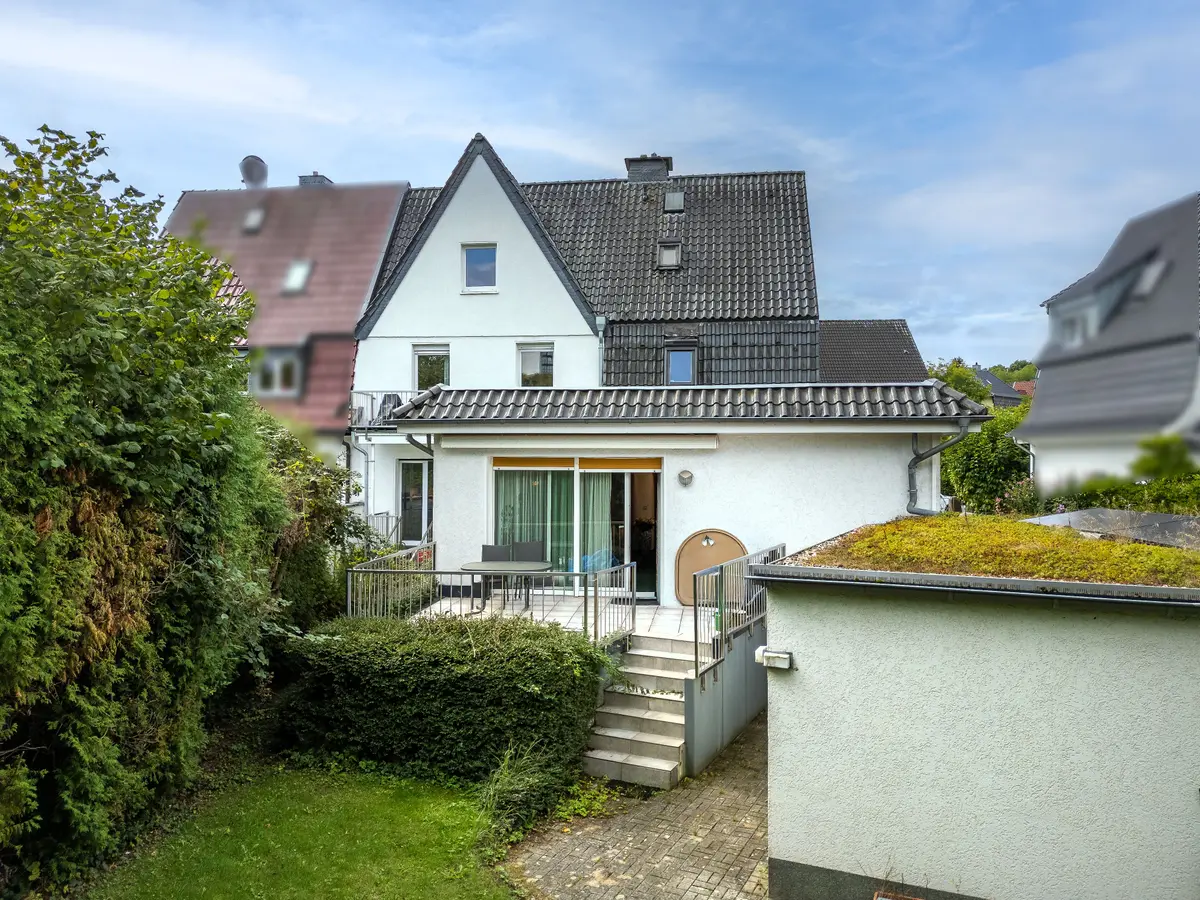 Haus Hinteransicht