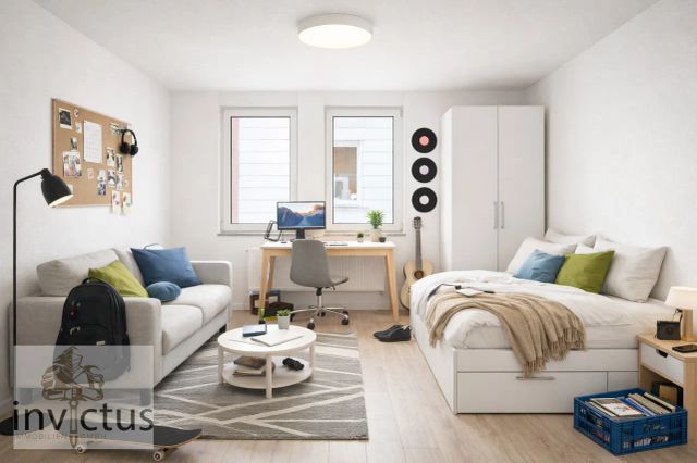 Komfortable Studentenwohnung mit Arbeitsbereich