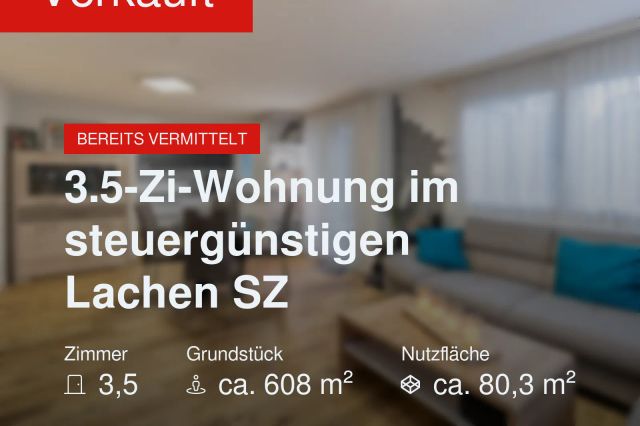 Nicht mehr verfügbar: 3.5-Zi-Wohnung im steuergünstigen Lachen SZ