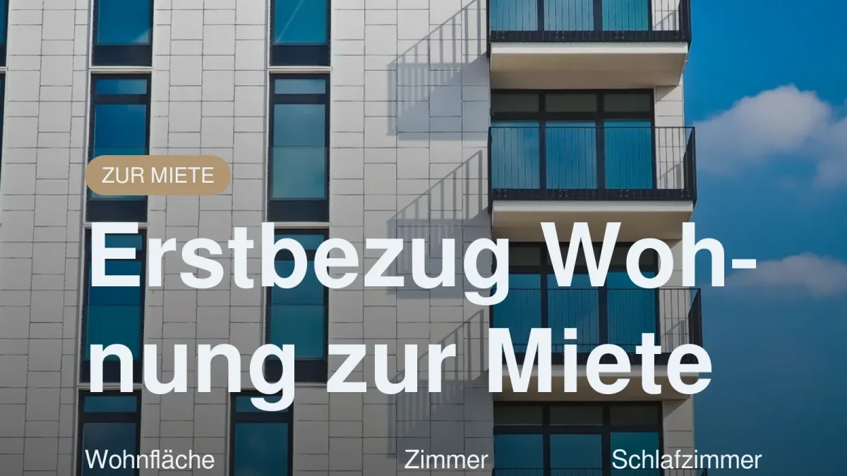 Neu im Angebot: Erstbezug Wohnung zur Miete
