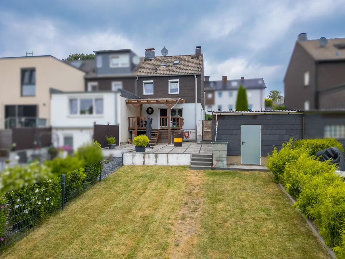 Haus Hinteransicht