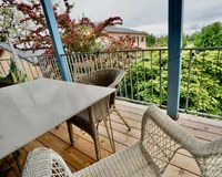 Balkon zu den Gärten