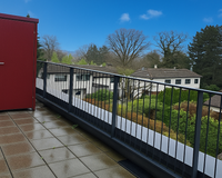 Dachterrasse am Wohnzimmer