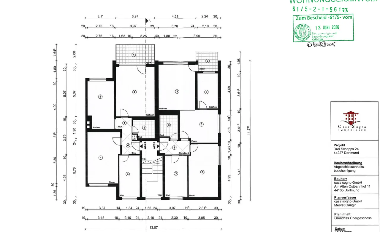 Grundriss WE04, 1. OG