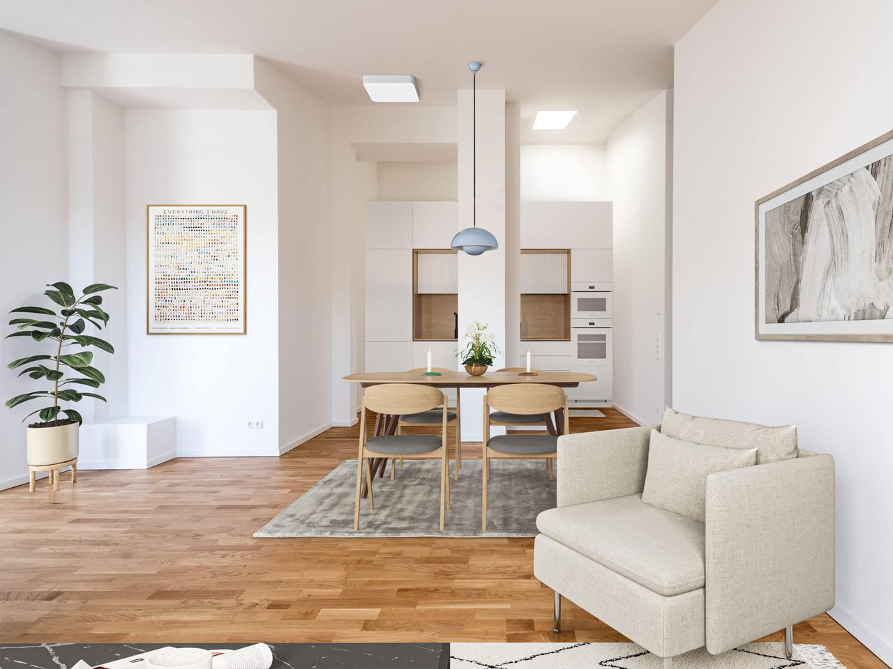 Staging Wohn-/ Essbereich