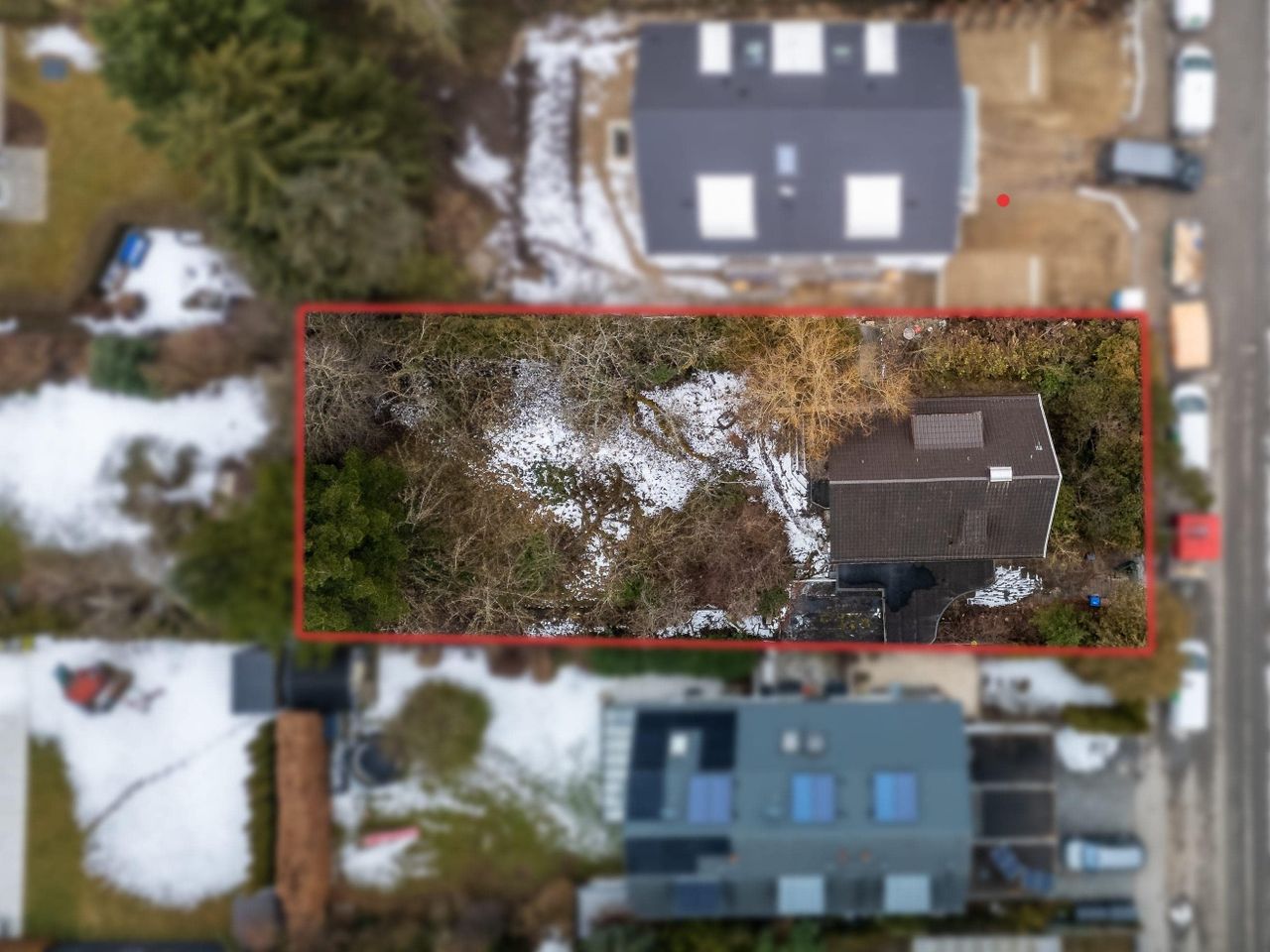 Grundstück von Oben