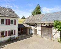 Haus, Freisitz, Scheune nah