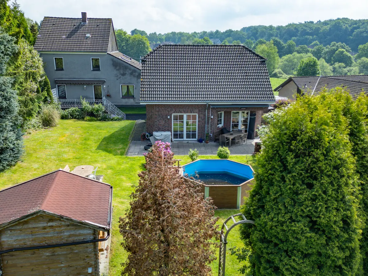 Haus Hinteransicht