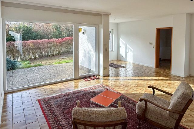 Blick zur Süd-West Terrasse