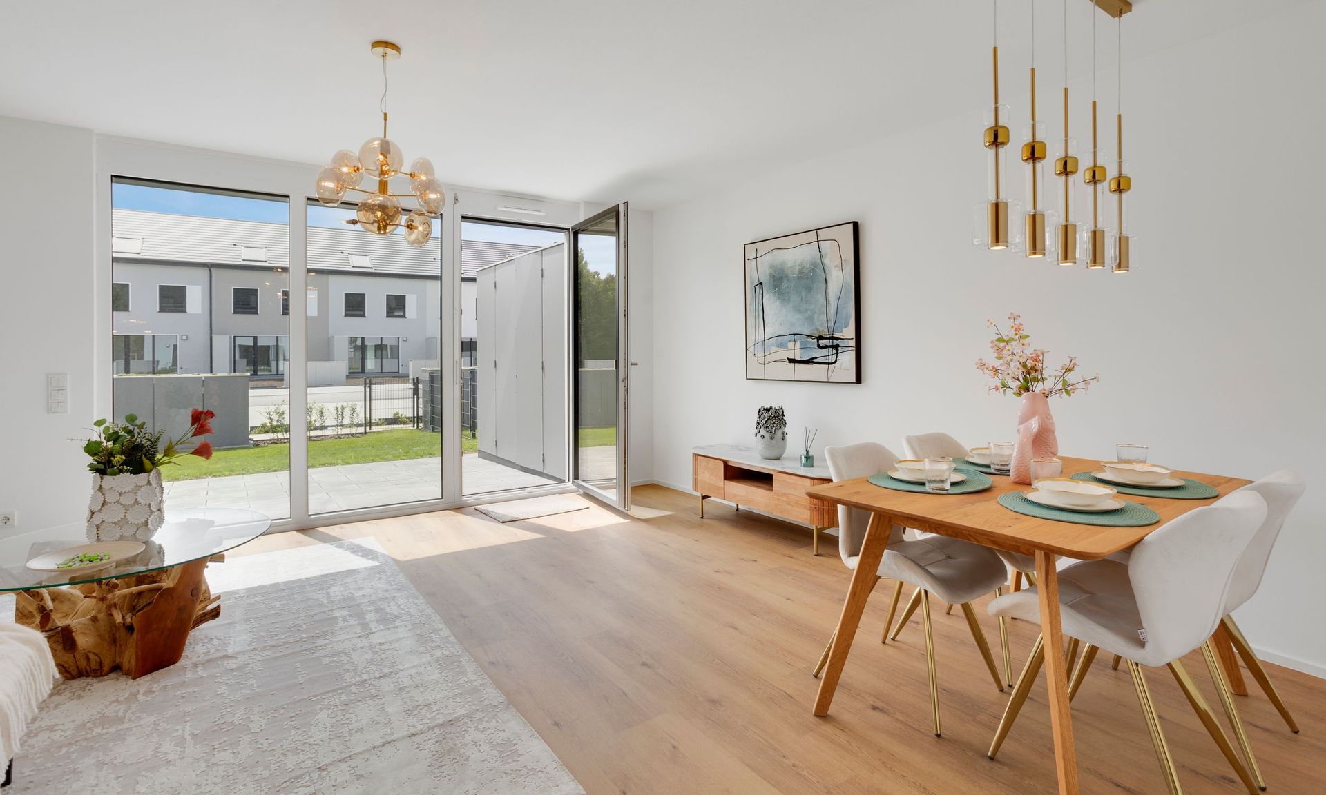 Modernes Neubauquartier: 27 Reihenhäuser für Familien & Pendler !