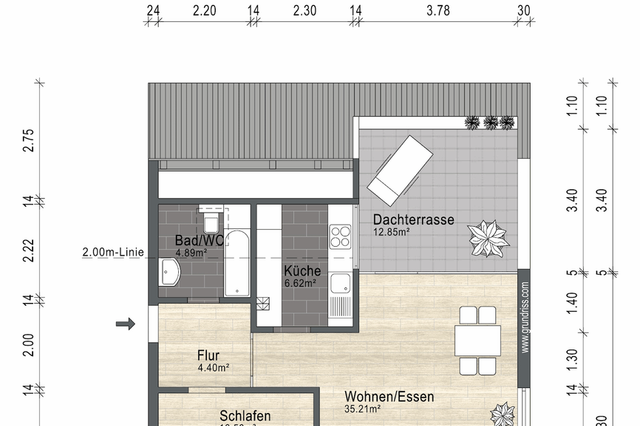 Grundriss Wohnung