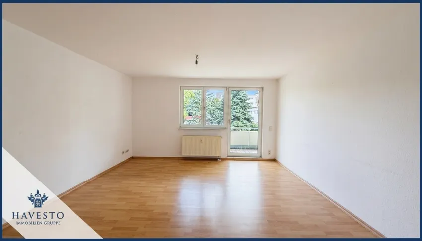 Lichtdurchflutete 2-Zimmer-Wohnung auf 64,80 m² mit Einbauküche und Balkon – Studenten WG möglich - Foto 3