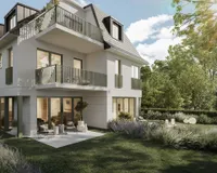 Es handelt sich um unverbindliche Illustrationen mit Sonderausstattungen. Die Bauausführung erfolgt durch das Bauunternehmen