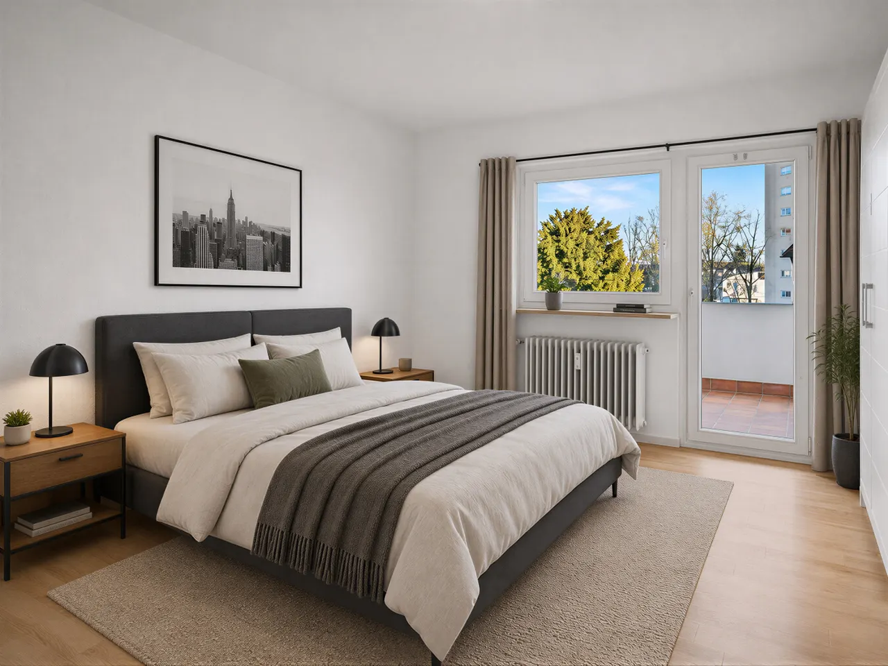 Schlafzimmer Visualisierung