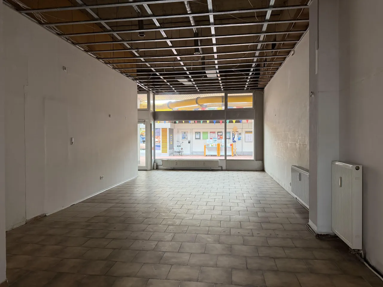 Blick zur Fußgängerzone