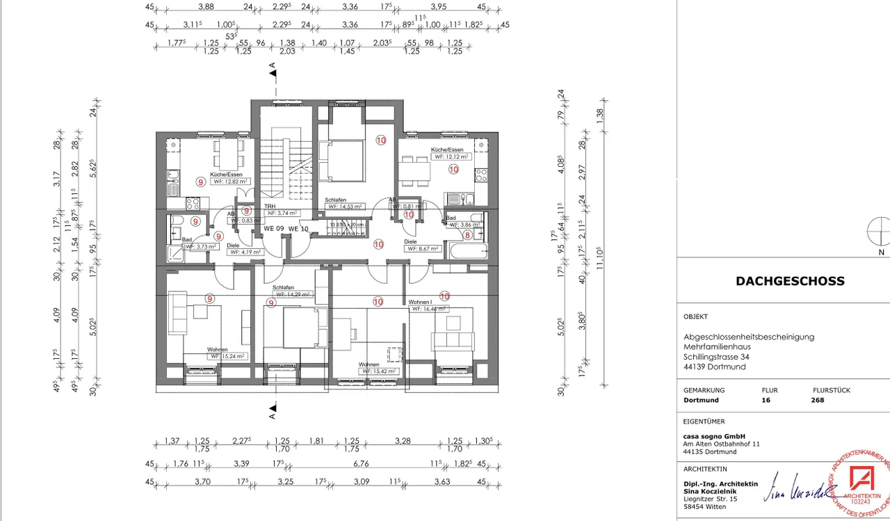 Grundriss WE09, 4. OG